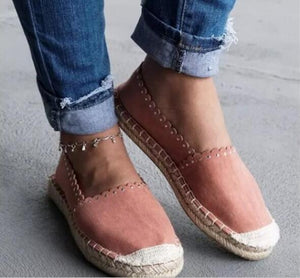 Women's Shoes - 2019 Casual One-legged Straw Vine Fisherman Shoes