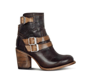 Shoes - Ladies Pleated Martin Boots